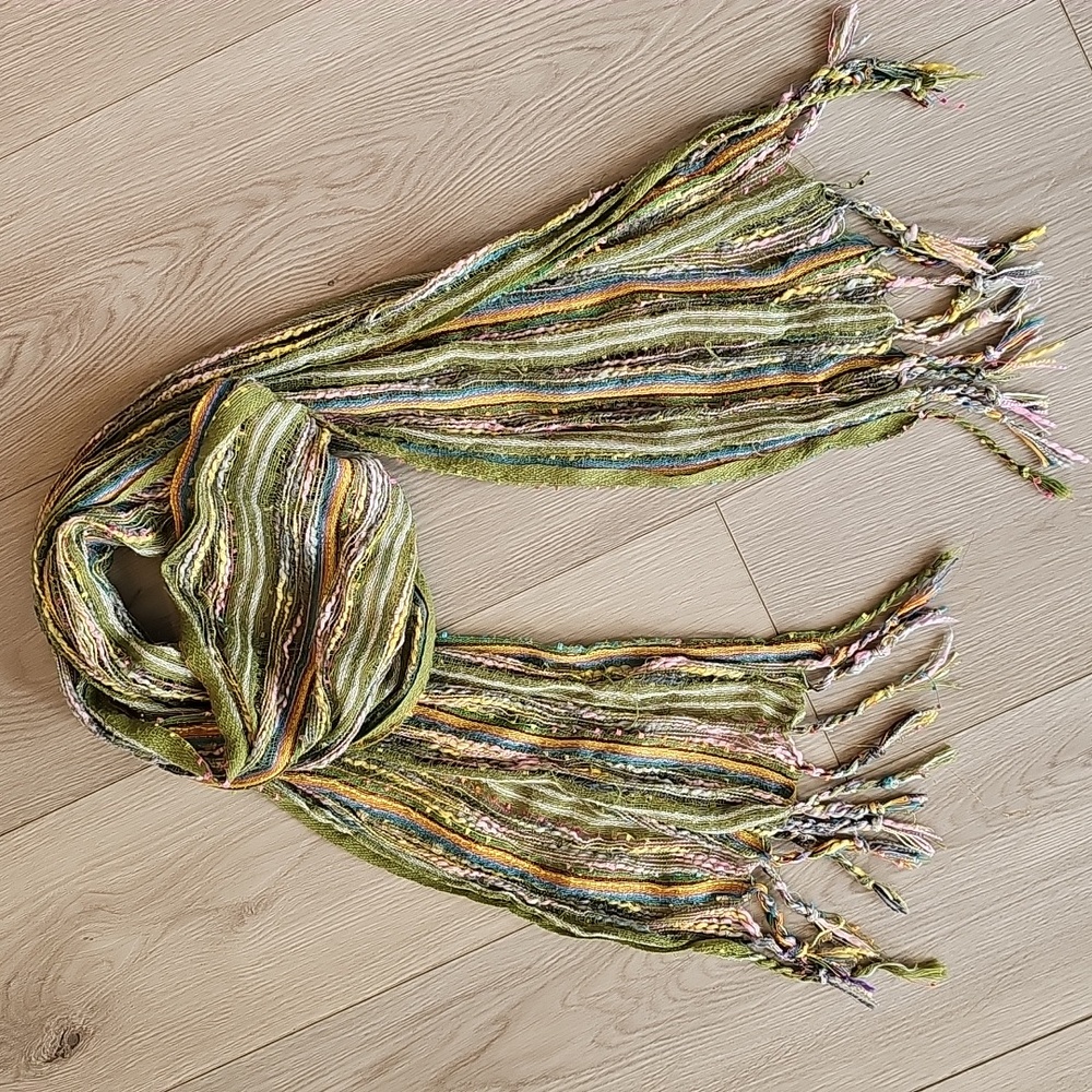 Multicolor Striped Scarf - Picture 2 of 7